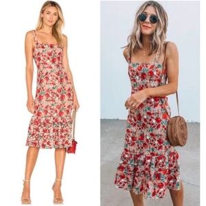 Lovers + Friends Under The Stars Midi Dress M